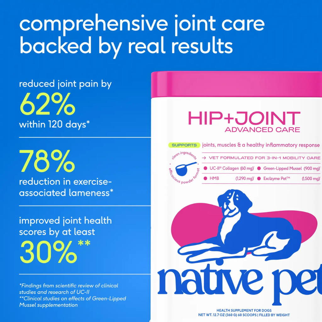 Native Pet Hip & Joint Advanced Care for Dogs