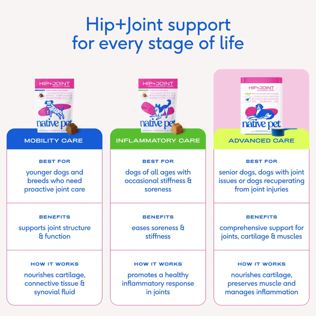 Native Pet Hip & Joint Advanced Care for Dogs