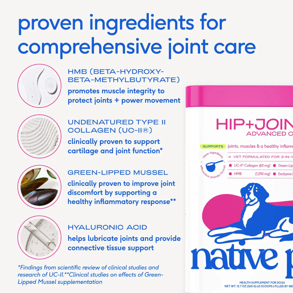 Native Pet Hip & Joint Advanced Care for Dogs