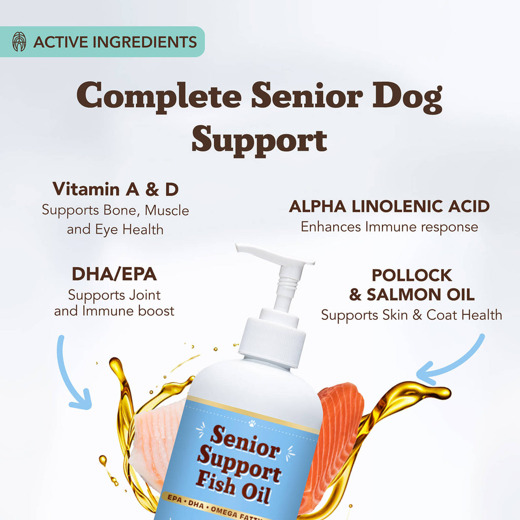 Natural Dog Company Senior Support Fish Oil (16 oz)