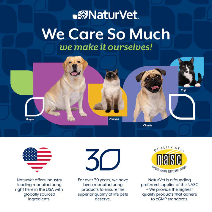 NaturVet Hip & Joint Soreness Relief Bacon & Chicken Flavor for Dogs, 60 count