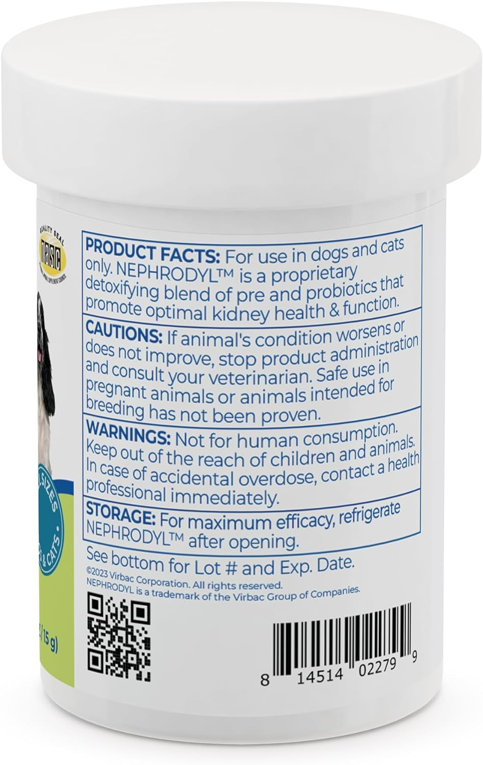 Nephrodyl Synbiotic Capsules Kidney Support for Dogs & Cats (60 capsules)
