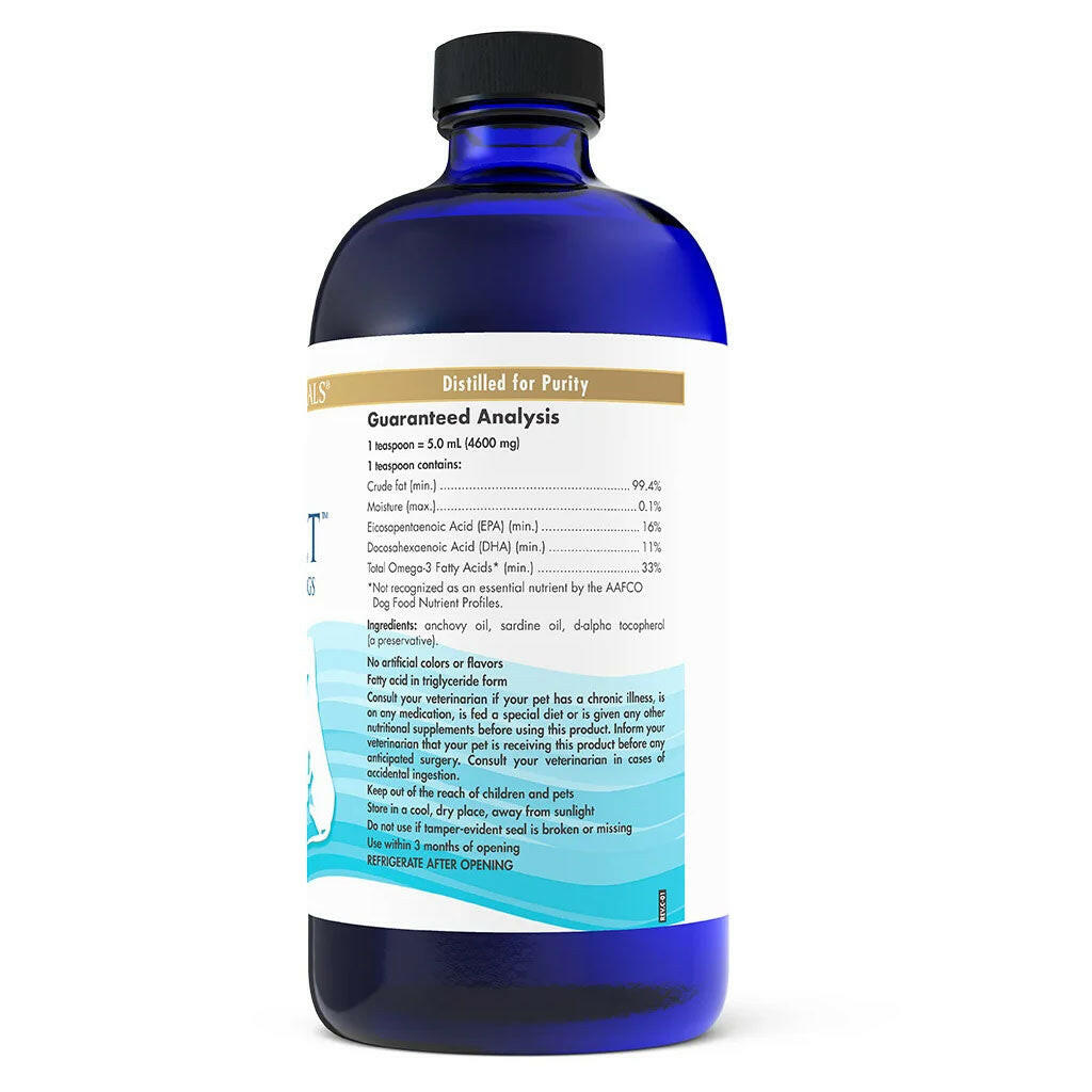 Nordic Naturals Omega-3 Pet Oil Supplements For Large to Very Large Breed Dogs, 16-oz
