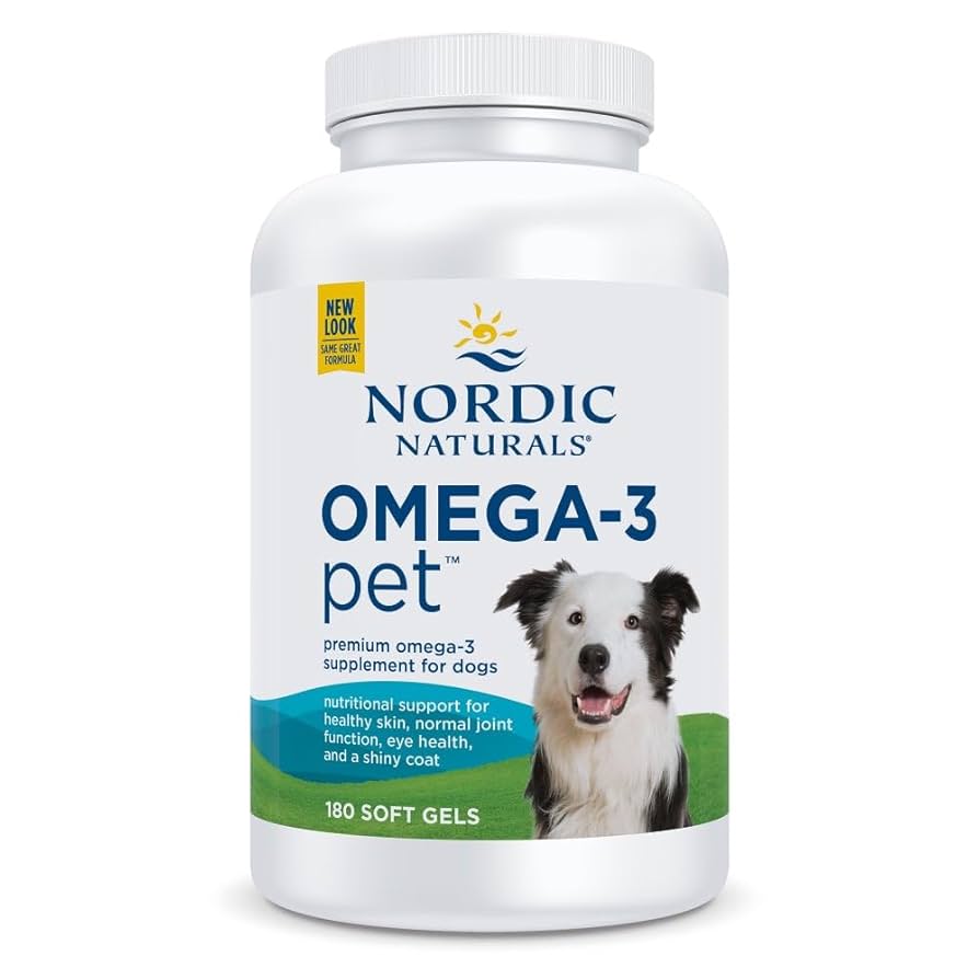 Nordic Naturals Omega-3 Pet Soft Gels Supplement for Dogs