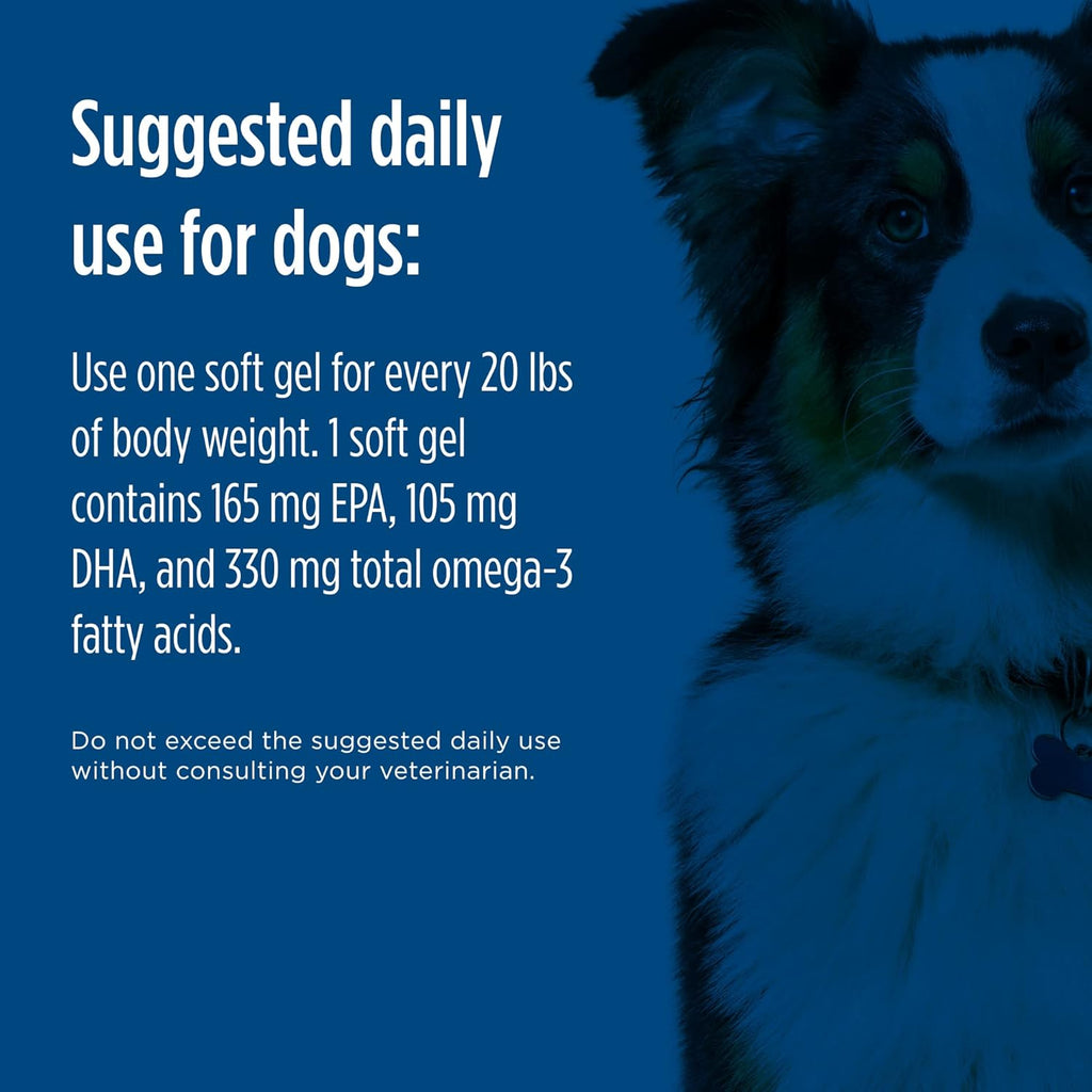 Nordic Naturals Omega-3 Pet Soft Gels Supplement for Dogs