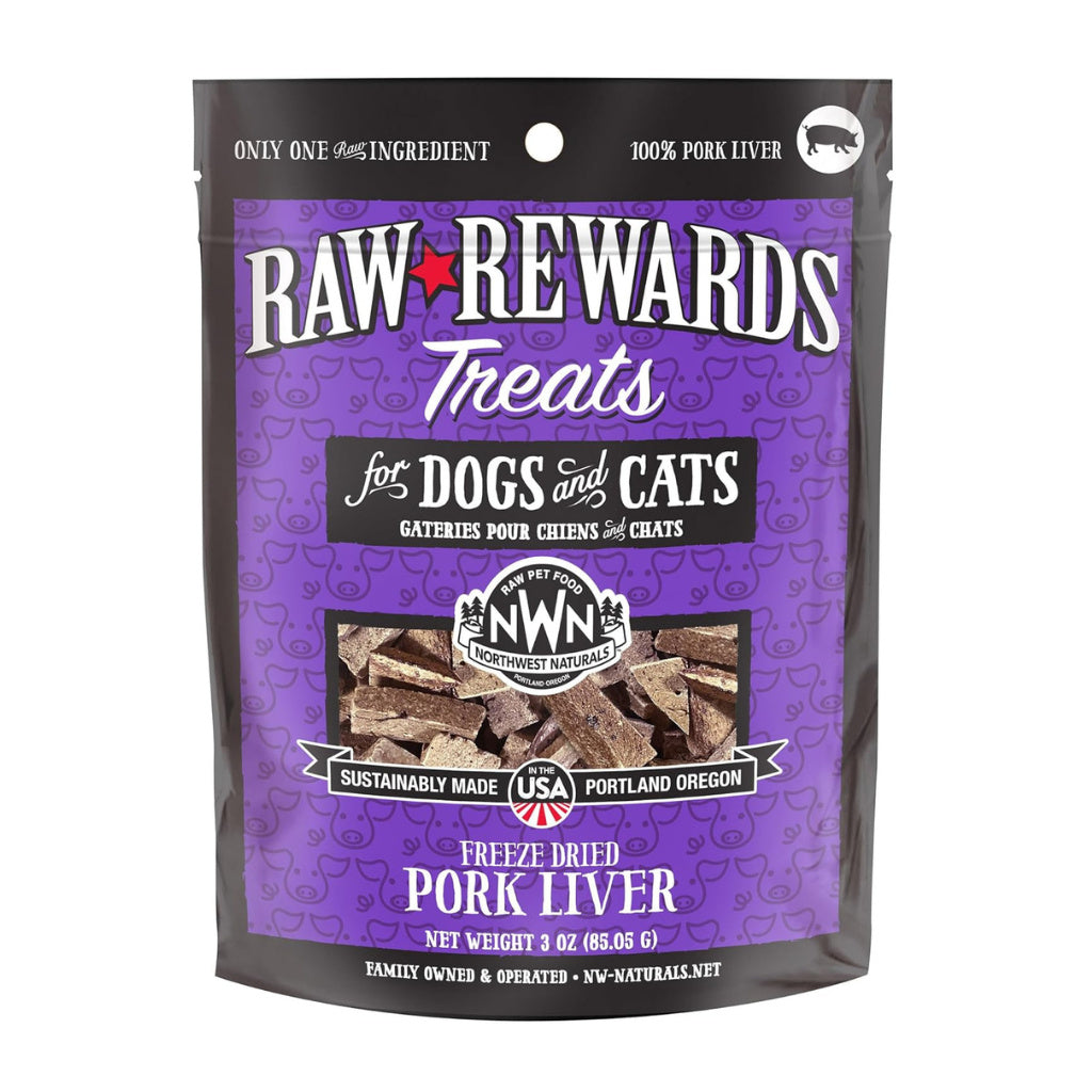 Northwest Naturals Freeze-Dried Pork Liver Treats for Dogs & Cats