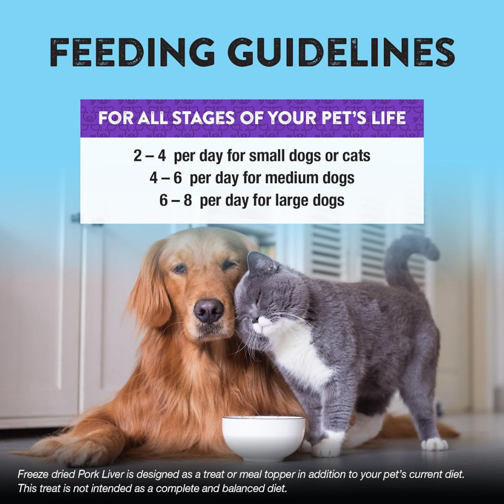 Northwest Naturals Freeze-Dried Pork Liver Treats for Dogs & Cats