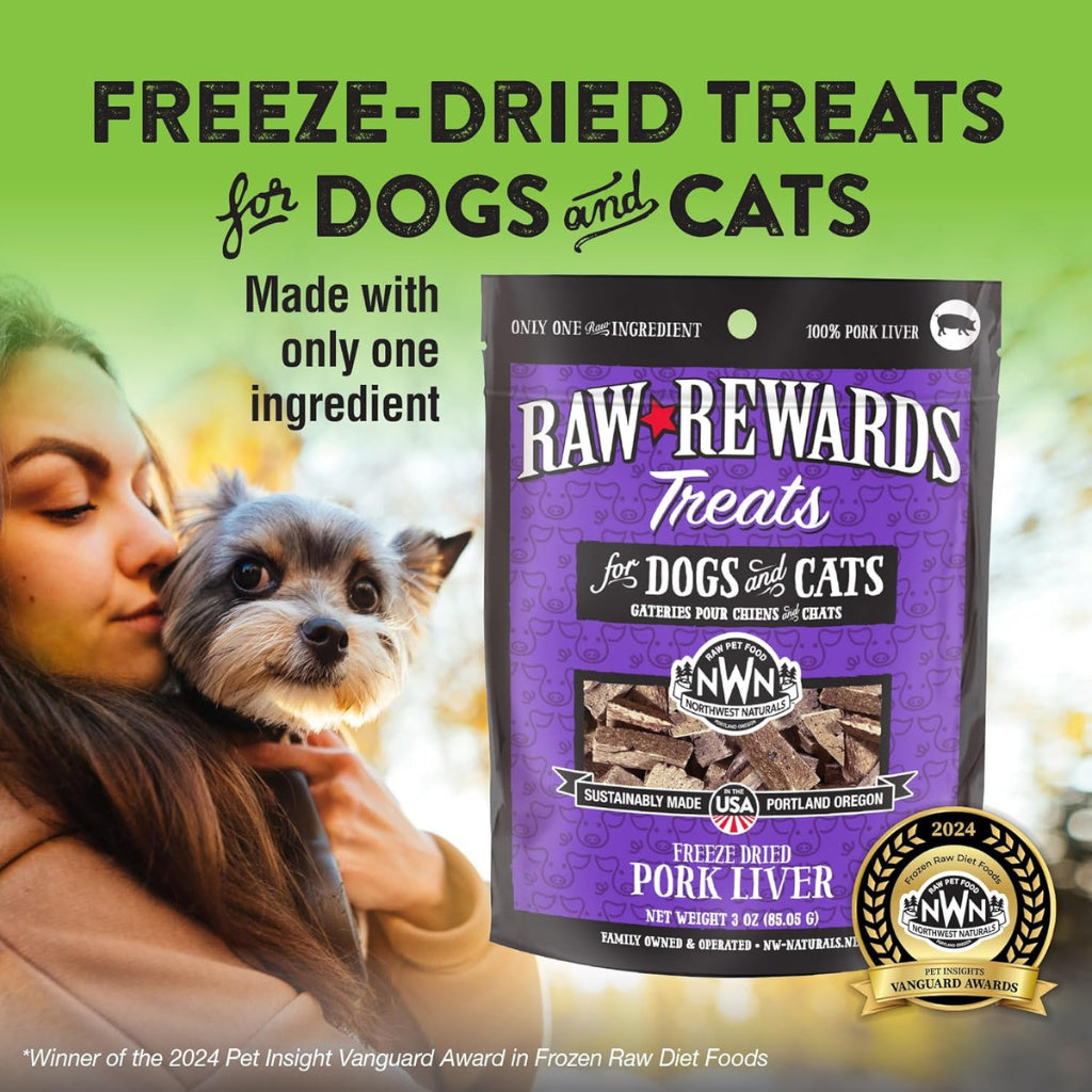 Northwest Naturals Freeze-Dried Pork Liver Treats for Dogs & Cats