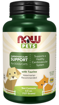 NOW Pets Cardiovascular Support Dog & Cat Supplement, 4.5-oz