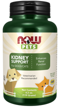 NOW Pets Kidney Support Dog & Cat Supplement, 4.2-oz