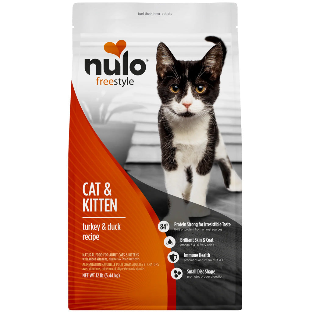 Nulo FreeStyle Grain Free Turkey & Duck Dry Cat & Kitten Food