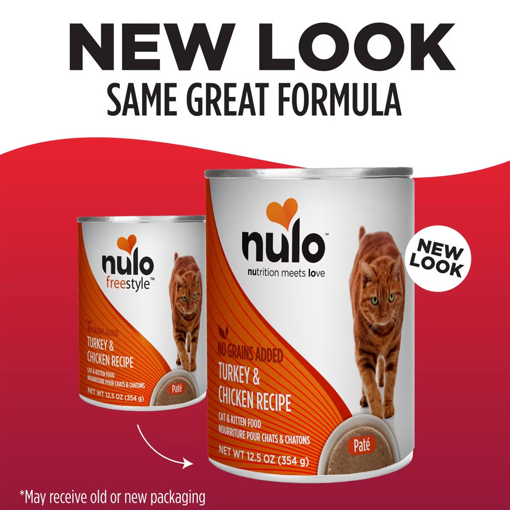 Nulo Grain-Free Turkey & Chicken Recipe Pate Wet Canned Food for Cats & Kittens