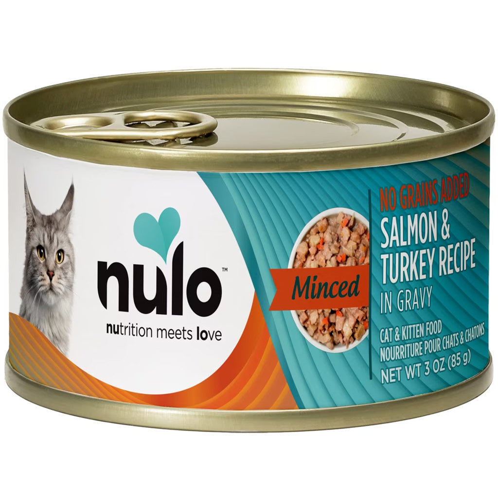 Nulo Minced Grain-Free Canned Cat Food in Gravy, 3-oz, case of 24