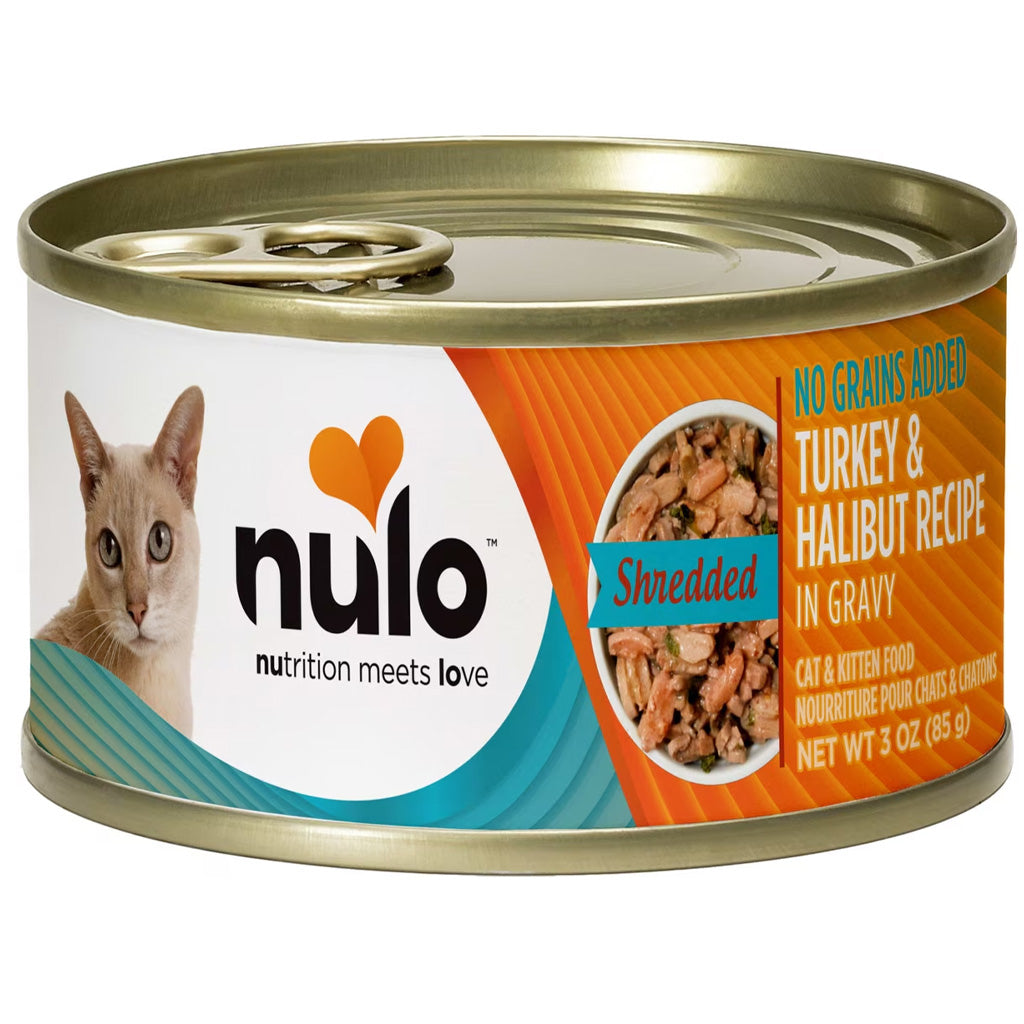 Nulo Shredded Grain-Free Canned Cat & Kitten Food in Gravy, 3-oz, case of 24
