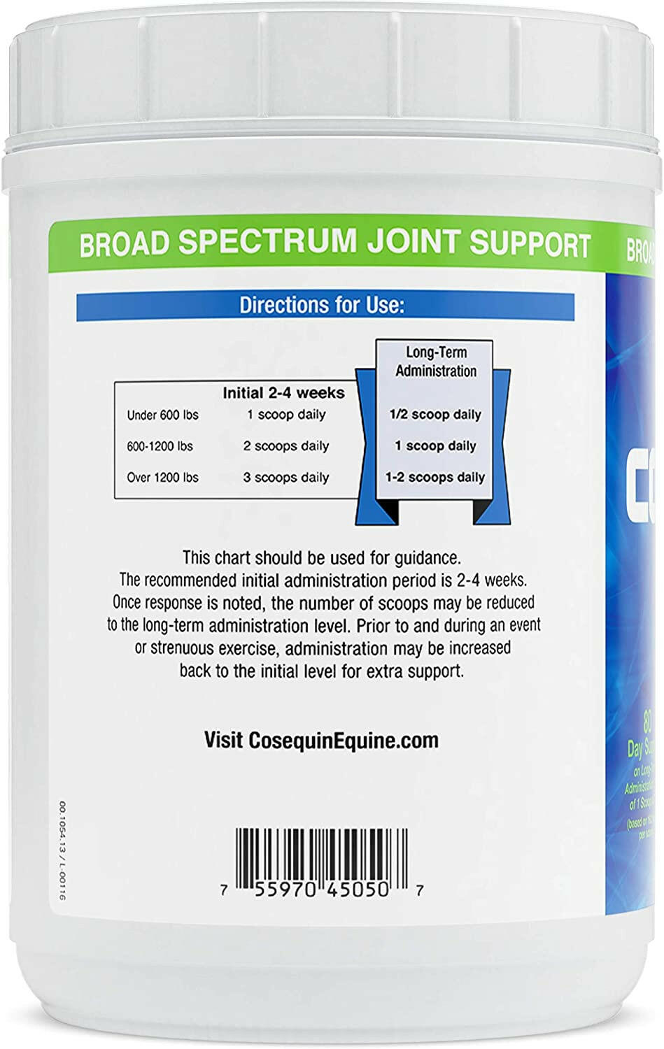 Nutramax Cosequin ASU Joint Health Supplement for Horses - Powder with Glucosamine, Chondroitin, ASU, and MSM