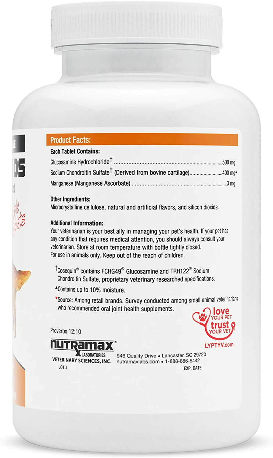 Nutramax Cosequin DS Joint Health Chewable Supplement for Dogs - With Glucosamine and Chondroitin