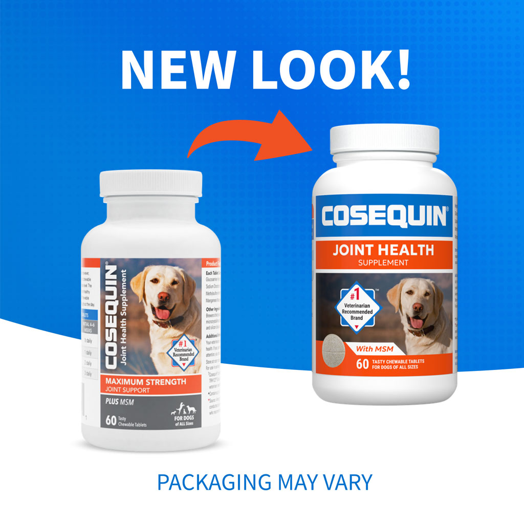 Nutramax Cosequin Maximum Strength Joint Health Supplement for Dogs - With Glucosamine, Chondroitin, and MSM