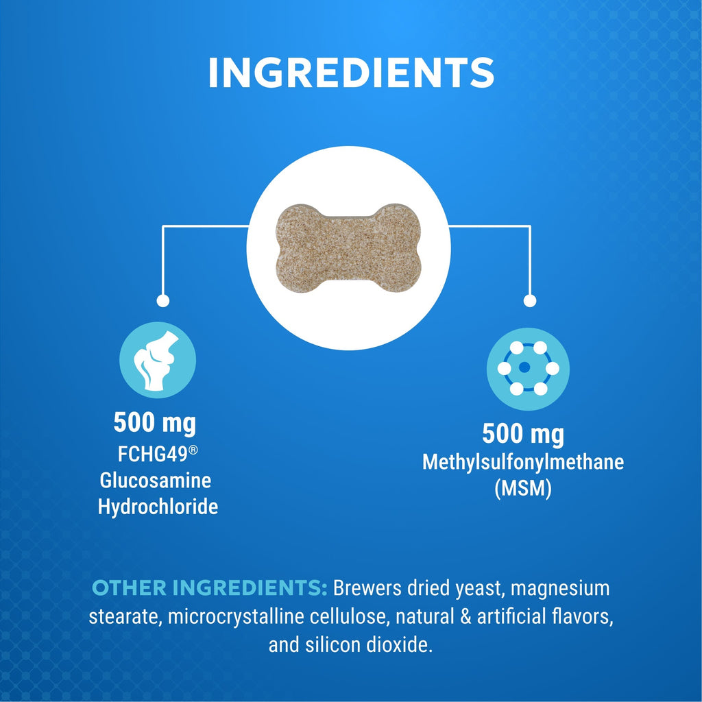 Nutramax Cosequin Standard Strength Joint Health Supplement for Dogs, With Glucosamine and MSM, 75 Chewable Tablets