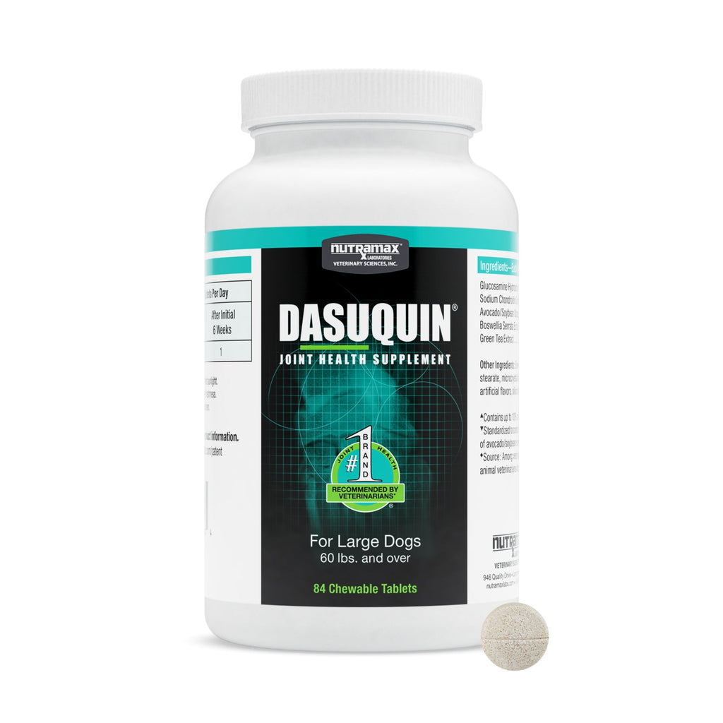 Nutramax Dasuquin Joint Health Supplement for Large Dogs - With Glucosamine, Chondroitin, ASU, Boswellia Serrata Extract, and Green Tea Extract, Chewable Tablets