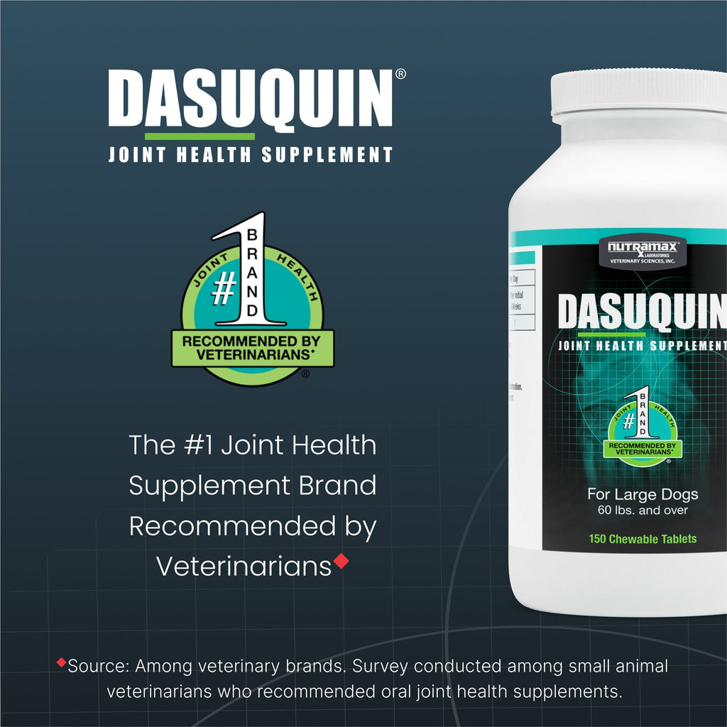 Nutramax Dasuquin Joint Health Supplement for Large Dogs - With Glucosamine, Chondroitin, ASU, Boswellia Serrata Extract, and Green Tea Extract, Chewable Tablets