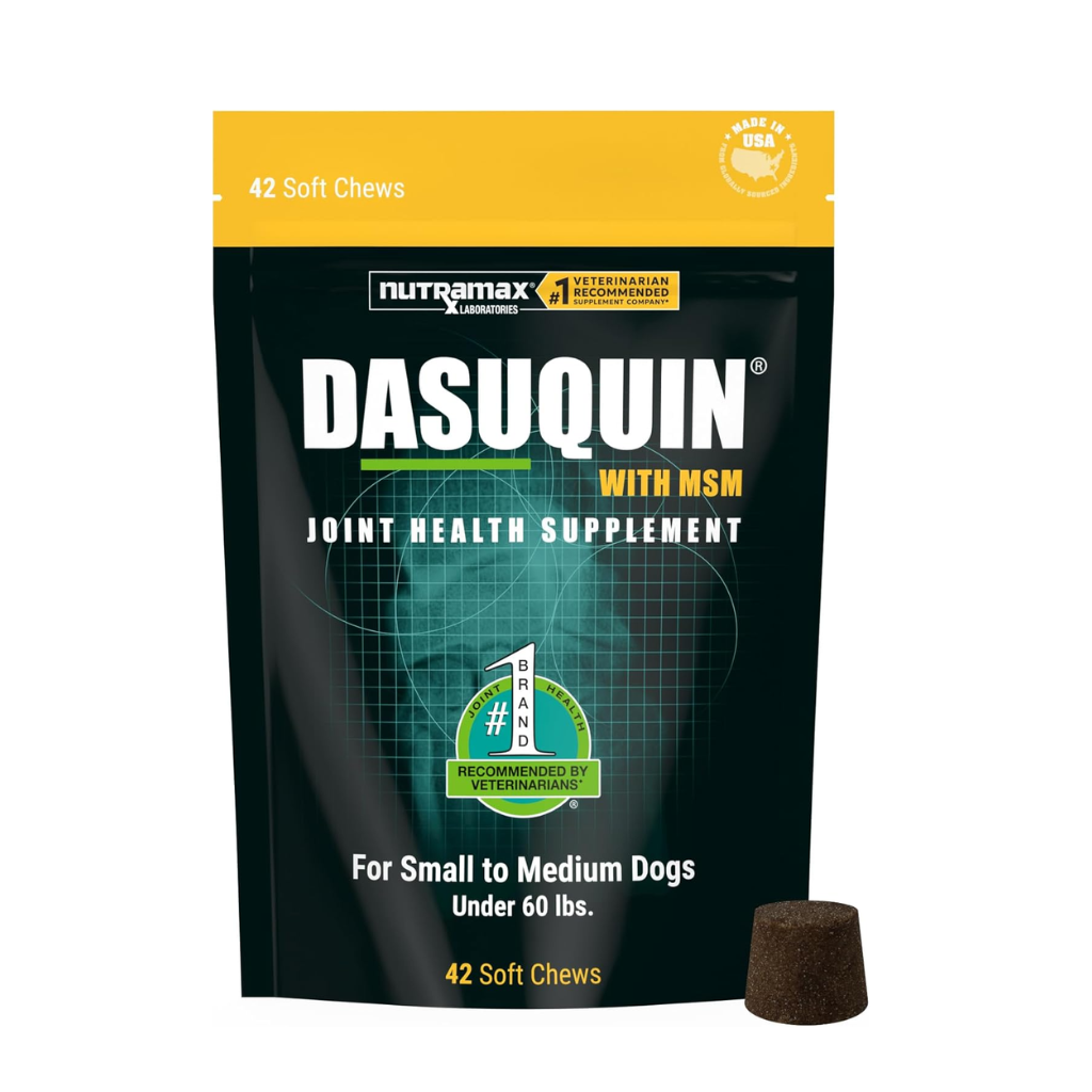 Nutramax Dasuquin Joint Health Supplement for Small to Medium Dogs - With Glucosamine, Chondroitin, ASU, MSM, Boswellia Serrata Extract, Green Tea Extract, Soft Chews