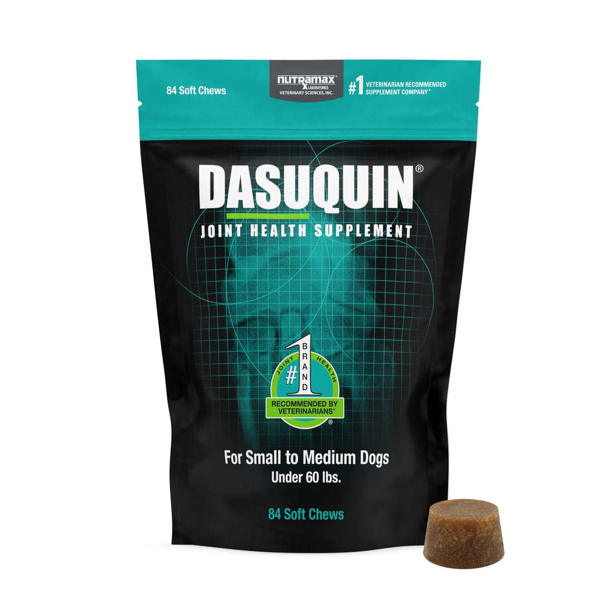 Nutramax Dasuquin Joint Health Supplement for Small to Medium Dogs - With Glucosamine, Chondroitin, ASU, Boswellia Serrata Extract, Green Tea Extract, Soft Chews