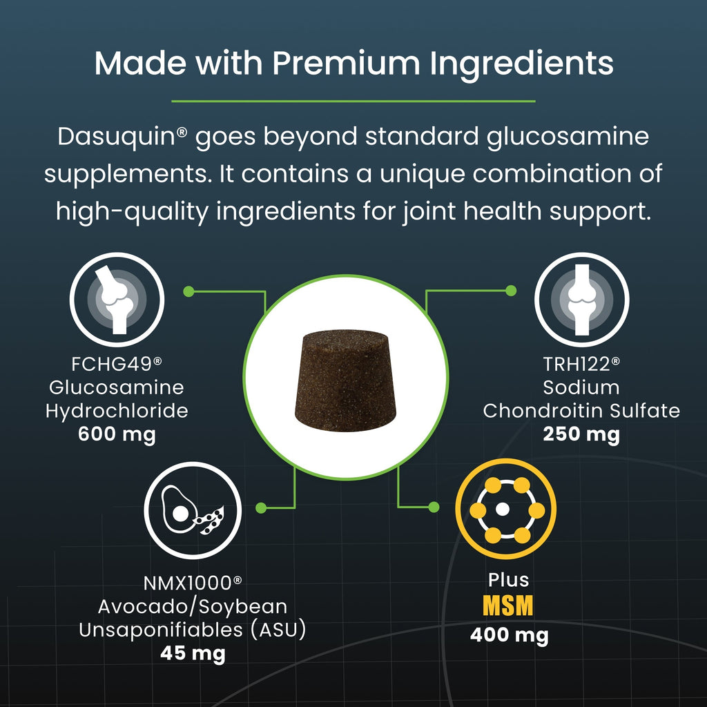Nutramax Dasuquin Joint Health Supplement for Small to Medium Dogs - With Glucosamine, Chondroitin, ASU, MSM, Boswellia Serrata Extract, Green Tea Extract, Soft Chews