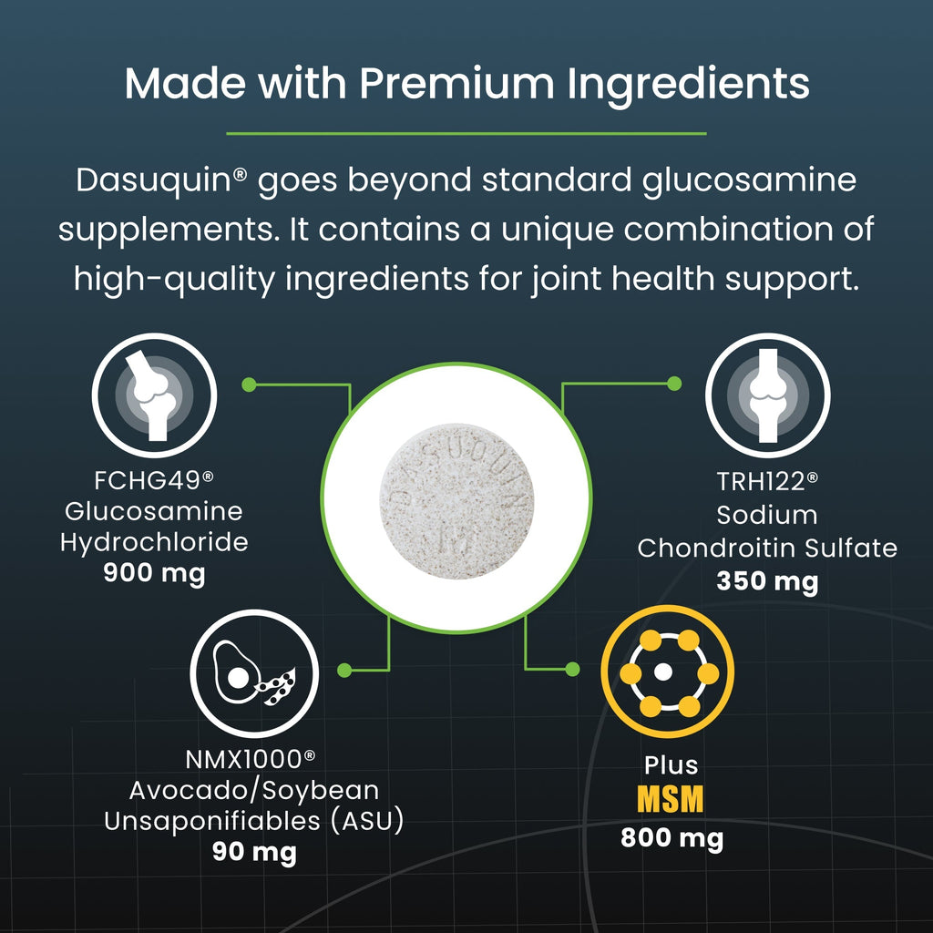 Nutramax Dasuquin with MSM Joint Health Supplement for Large Dogs - With Glucosamine, MSM, Chondroitin, ASU, Boswellia Serrata Extract, and Green Tea Extract, Chewable Tablets