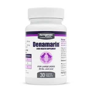 Nutramax Denamarin Liver Health Supplement for Large Dogs - With S-Adenosylmethionine (SAMe) and Silybin, Tablets