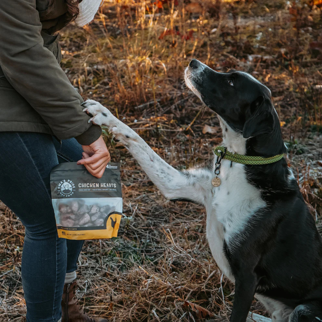 Oma's Pride Freeze-Dried Chicken Hearts Dog & Cat Treats