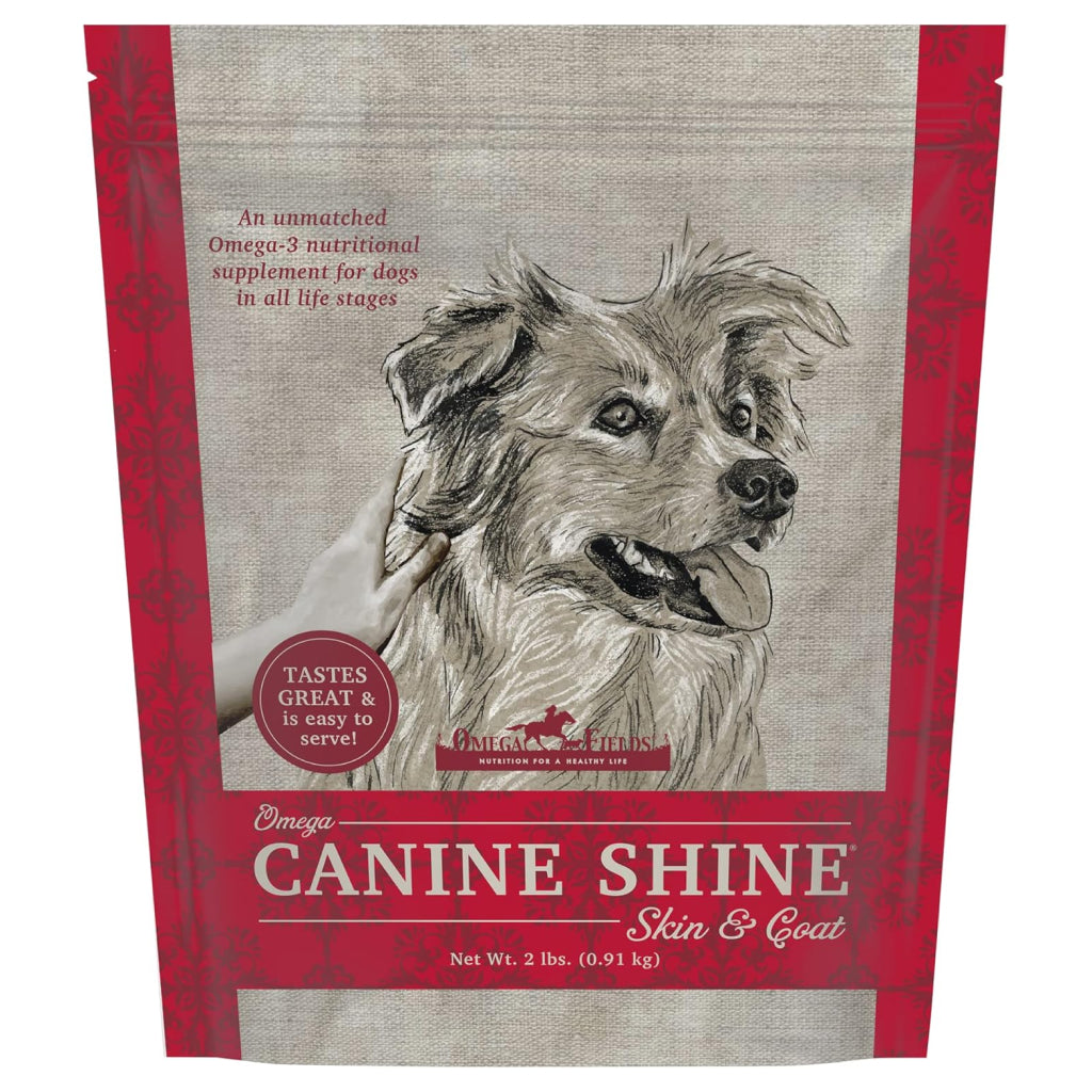 Omega Fields Canine Shine Skin & Coat Supplement for Dogs (2 lb)