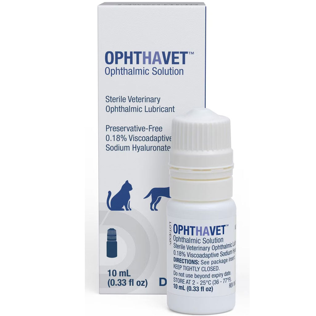 OphtHAvet Ophthalmic Eye Lubricant for Dogs & Cats, 10-ml (Solution)