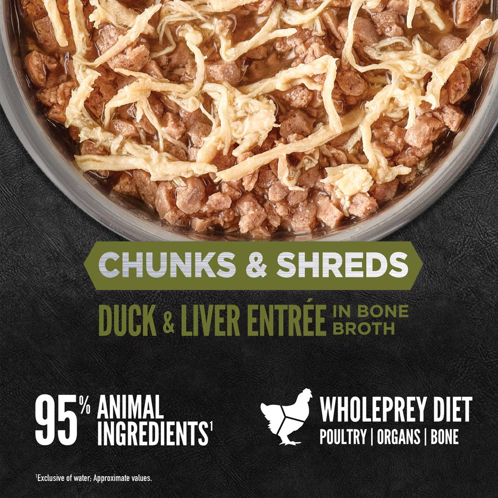 ORIJEN Chunks & Shreds Entrée in Bone Broth Wet Cat Food