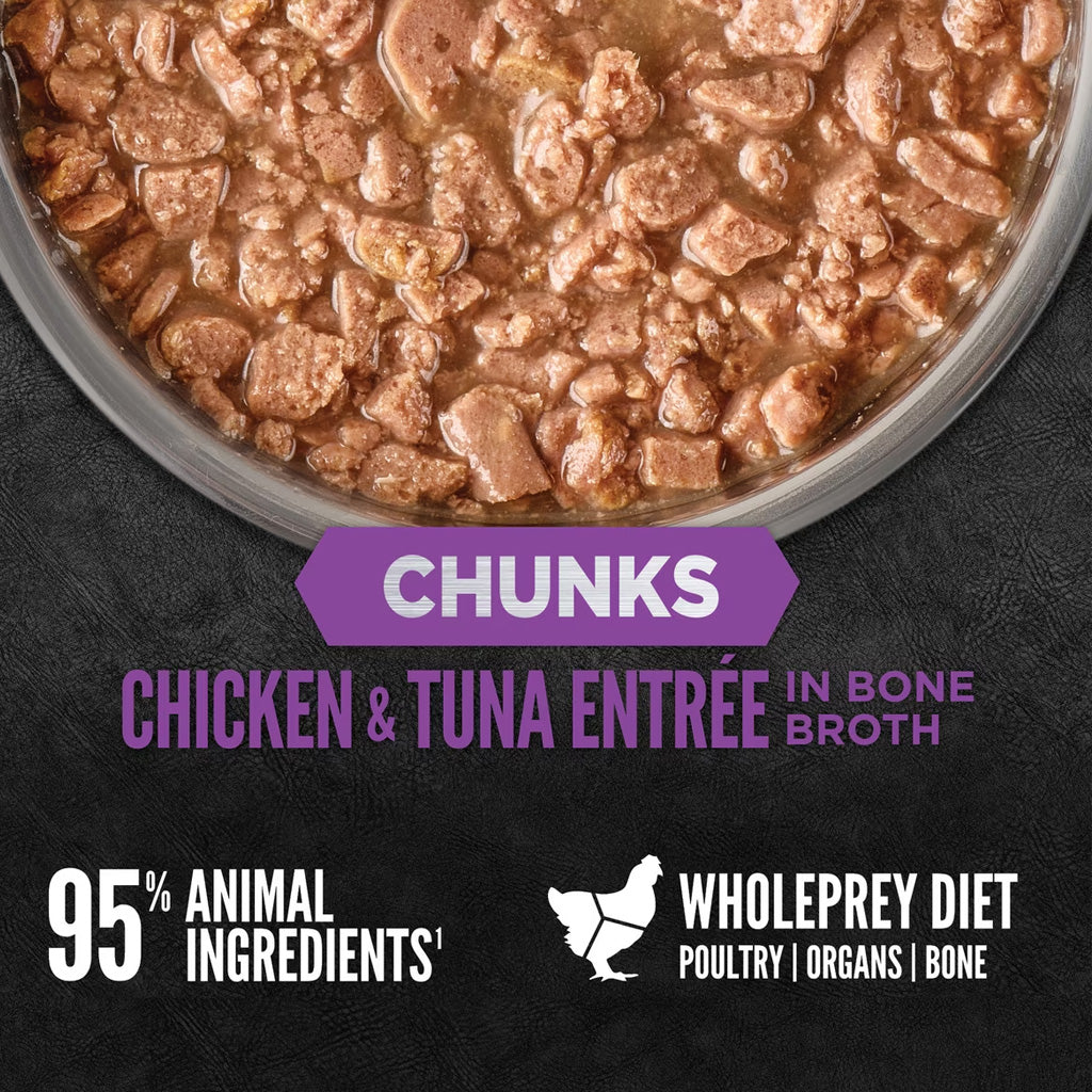 ORIJEN Chunks & Shreds Kitten Chicken & Tuna Entree Wet Cat Food
