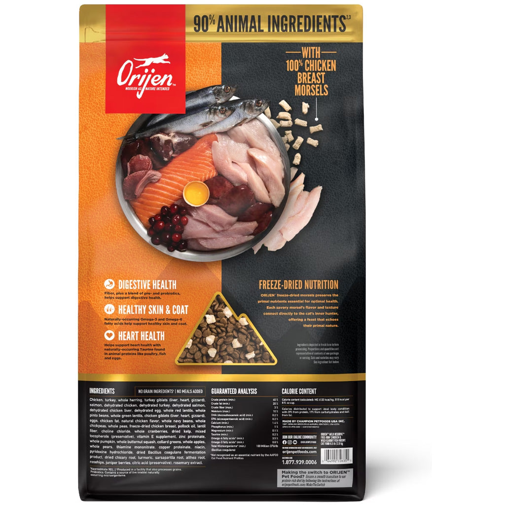 ORIJEN Wild Reserve Free-Run Dry Cat Food