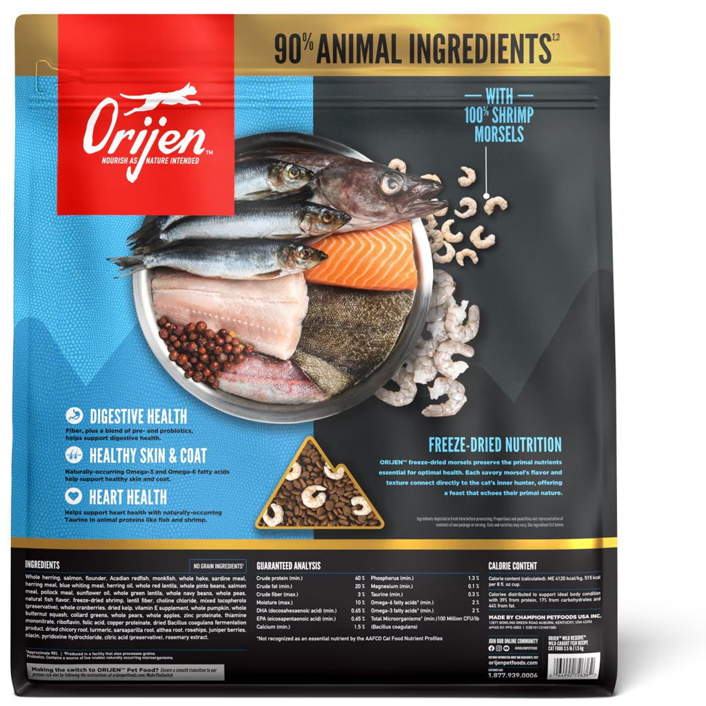 ORIJEN Wild Reserve Free-Run Dry Cat Food