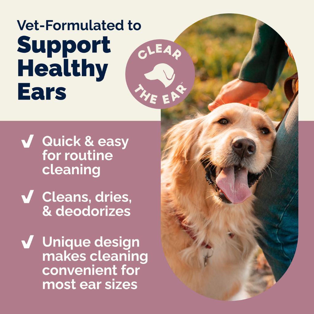 Oticbliss Ear Cleaning Finger Mitts For Dogs & Cats, 50 ct