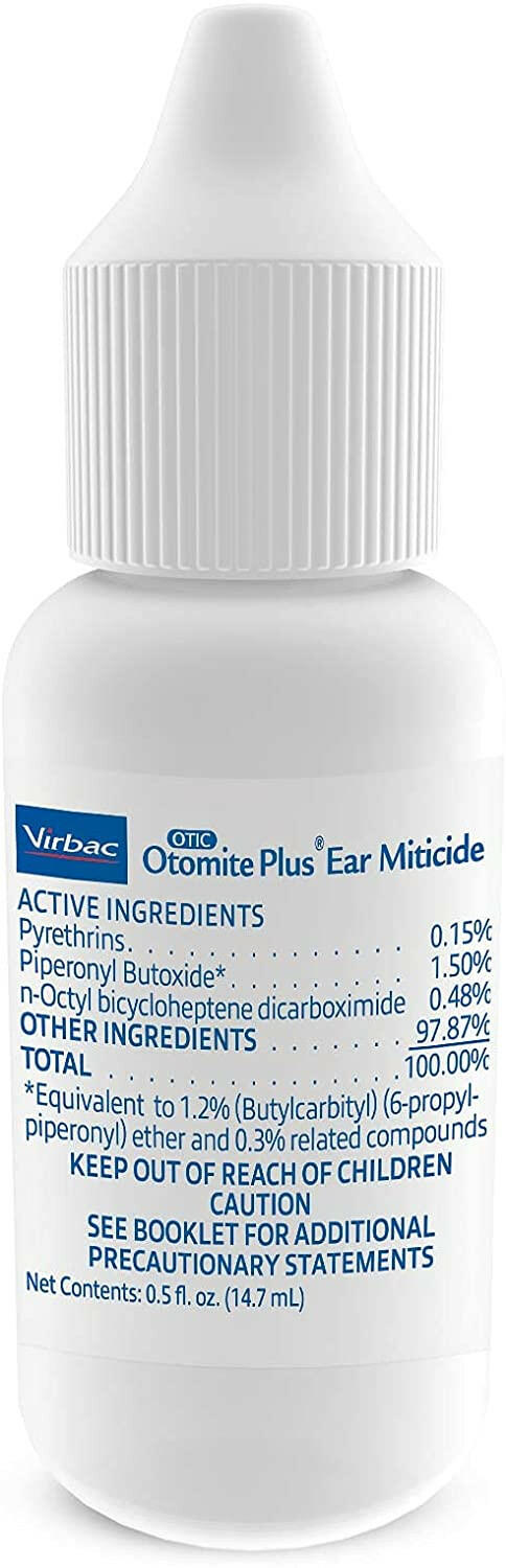 Otomite Plus® Ear Mite Treatment for Dogs & Cats (0.5 oz)