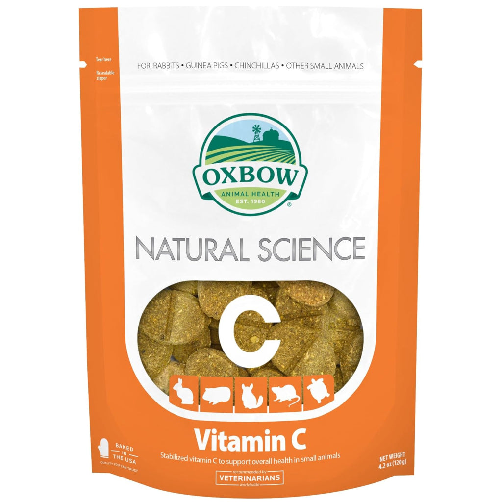 Oxbow Natural Science Vitamin C Supplement For Small Animals (60 ct)