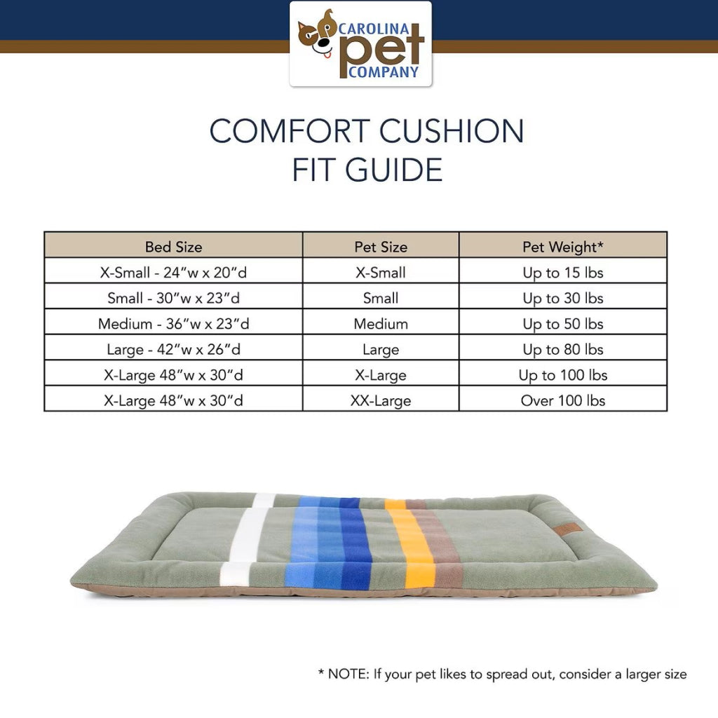 Pendleton Glacier National Park Comfort Cushion Pillow Bed