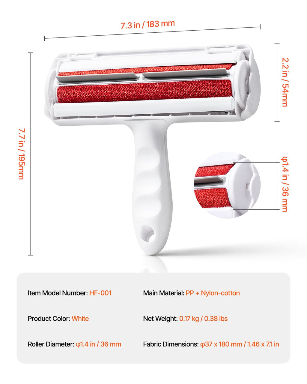 Pet Hair Remover and Reusable Lint Roller