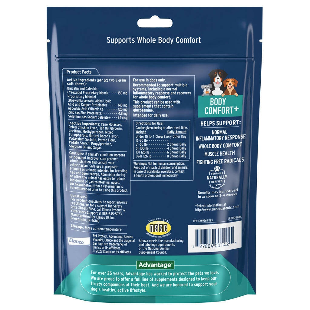 Pet Protect Body Comfort Plus Alenza for Dogs