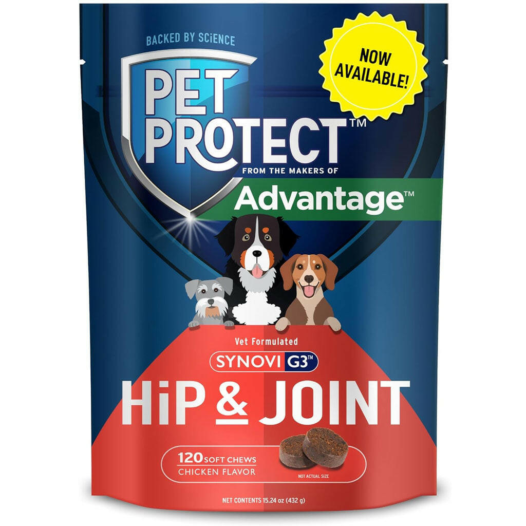 Pet Protect Hip & Joint Synovi G3 for Dogs, Chicken Flavor