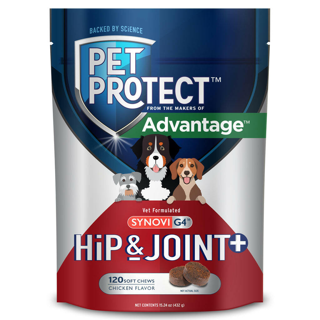 Pet Protect Hip & Joint Synovi G4 for Dogs, Chicken Flavor