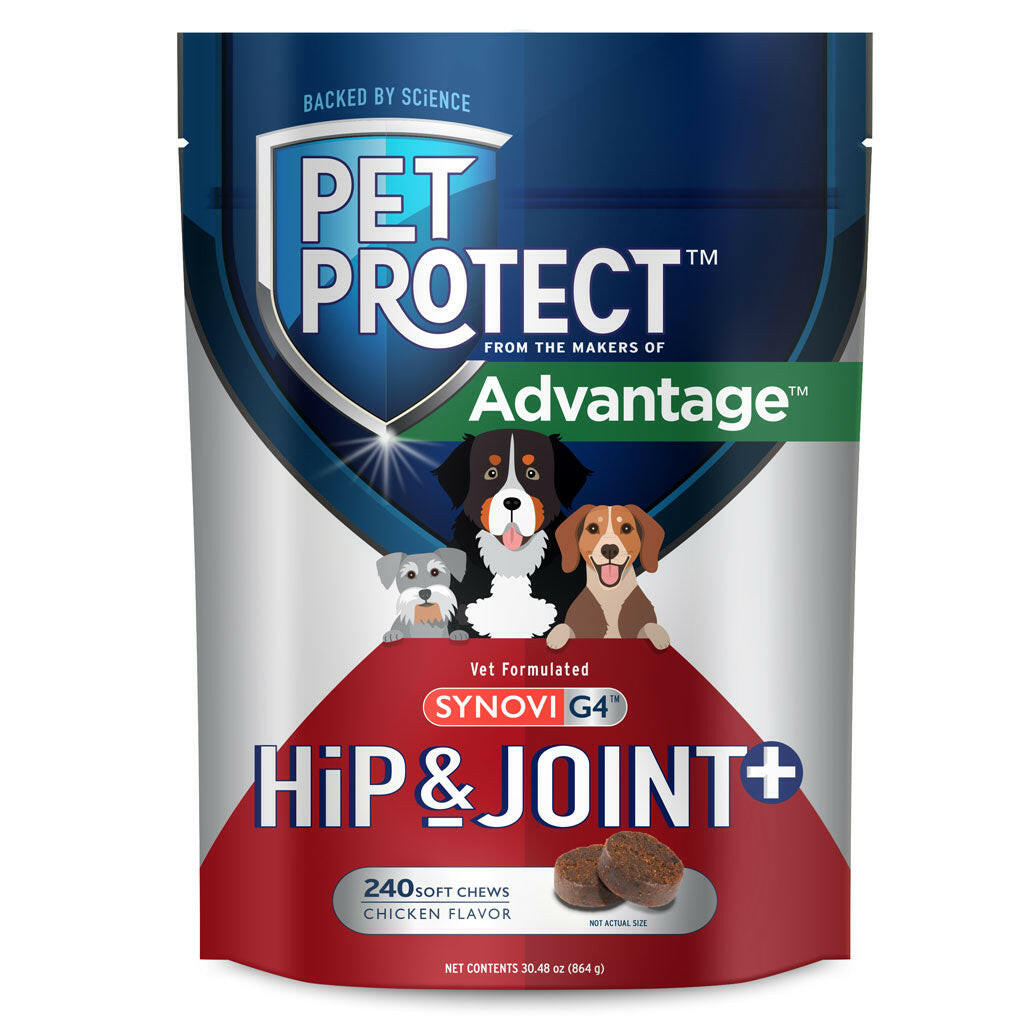 Pet Protect Hip & Joint Synovi G4 for Dogs, Chicken Flavor