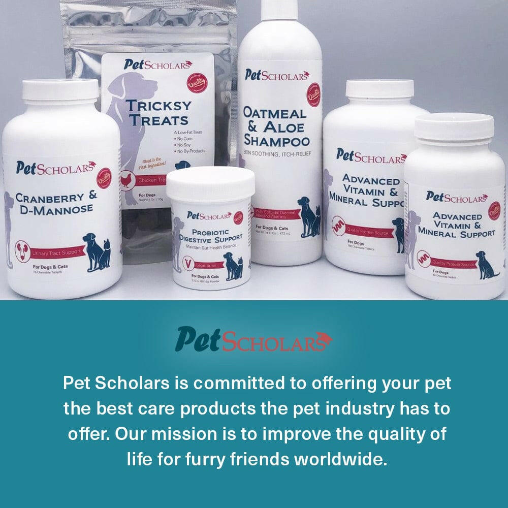 Pet Scholars Cranberry & D-Mannose Urinary Tract Support (75 Chewable Tablets)