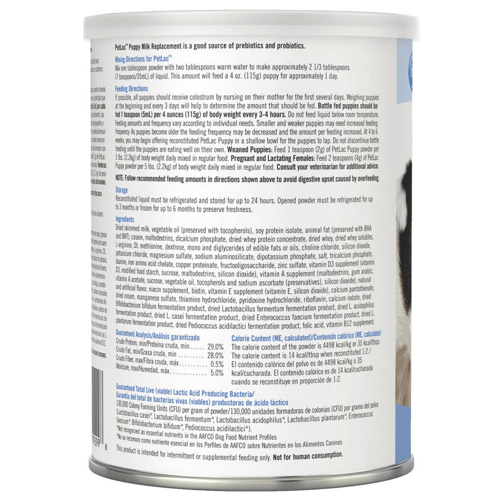 PetAg PetLac Puppy Milk Replacer Powder (10.5 oz)