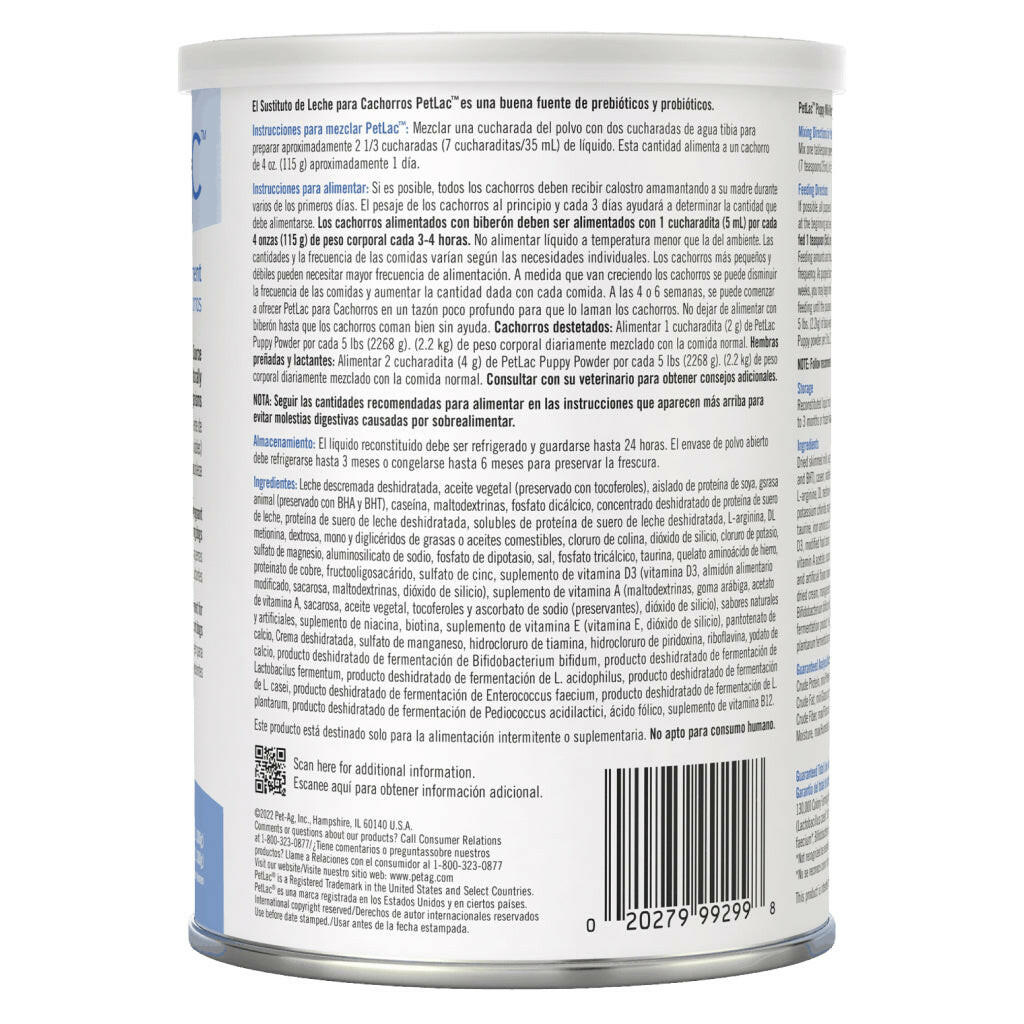 PetAg PetLac Puppy Milk Replacer Powder (10.5 oz)