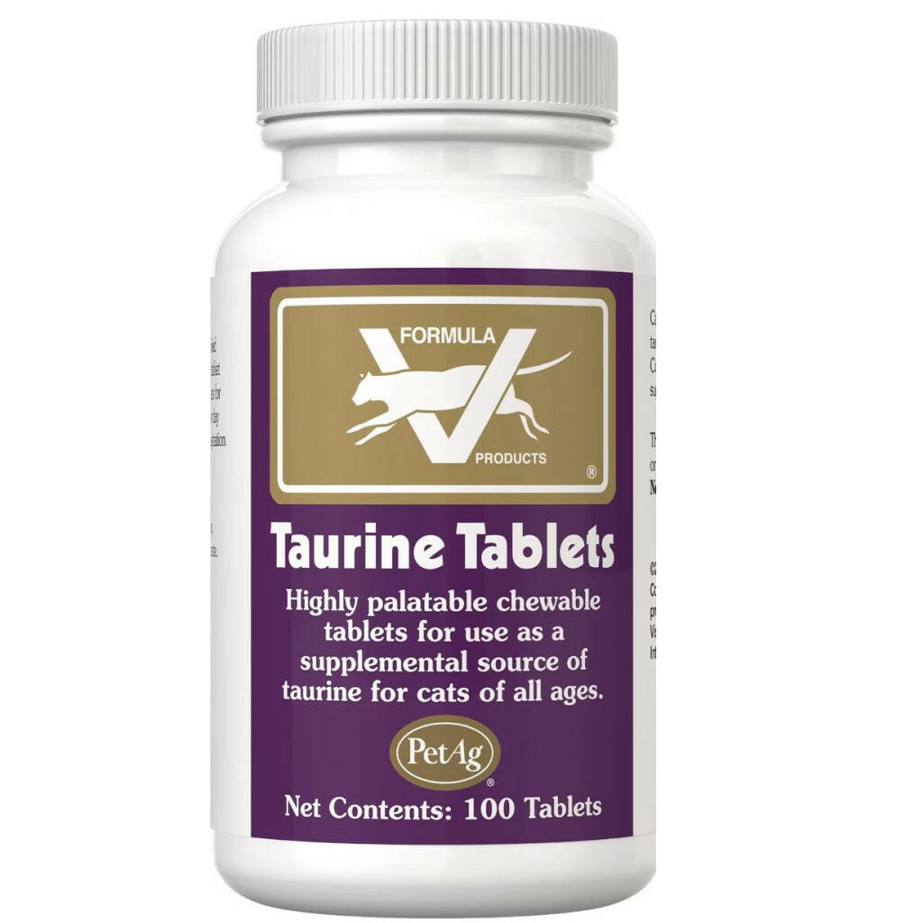 PetAg Taurine Chewable Tablet Supplement for Cats (100 count)