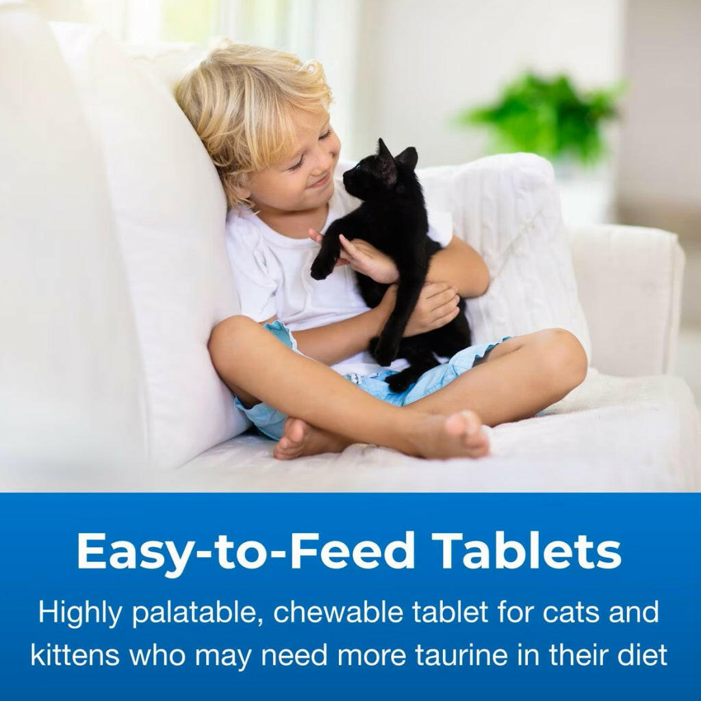 PetAg Taurine Chewable Tablet Supplement for Cats (100 count)